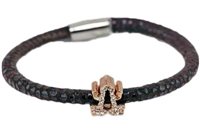 Bracciale Augusta De Carolis Donna in Pelle BR2-177 - BR2-177